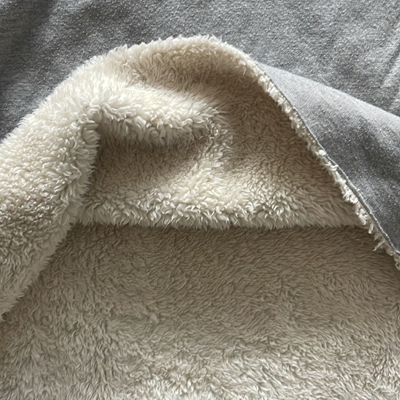 One Teaspoon Cropped Grey Sweatshirt with fleece lining - Picture 4 of 5